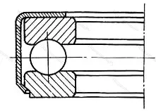 Модификация подшипника 6-108905 размер 25,5x51x15,875 от производителя  ГПЗ-23