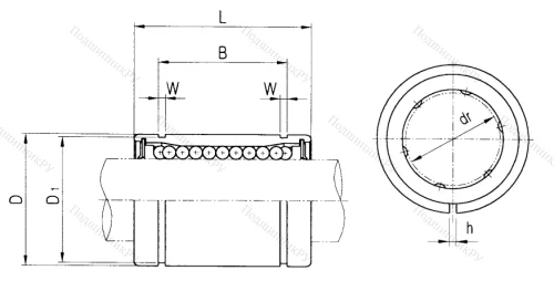 Подшипник LM 6 UU AJ в Твери