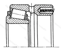 Модификация подшипника 17828Л размер 140x190x80 ГПЗ-15