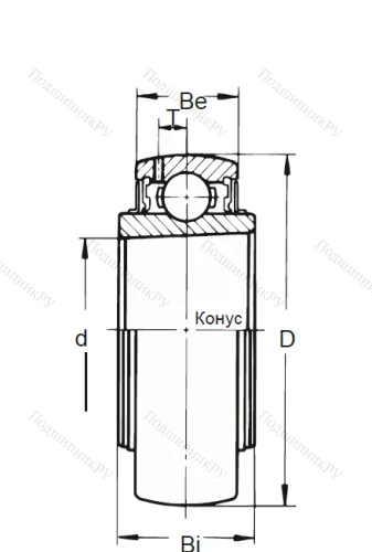 Корпусный подшипник UK 205 в Твери