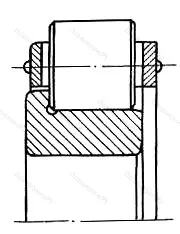 Подшипник  752412 размер 60x127x28,5
