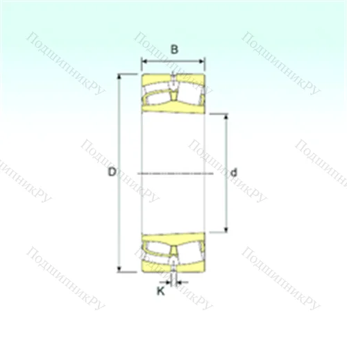 Подшипник роликовый радиальный самоцентрирующийся 241/710 K 30 от производителя  ISB