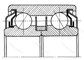Модификация подшипника 886701У размер 13x70x51 от производителя  ГПЗ-8 Модификация подшипника 886701У размер 13x70x51 от производителя  ГПЗ-8