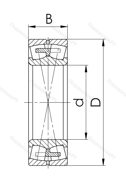 Сферический роликовый подшипник 3003220 АМН (23220 MBW 33) в Твери