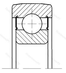 Подшипник  180706 размер 30x78x28 от производителя  ГПЗ-5 Подшипник  180706 размер 30x78x28 от производителя  ГПЗ-5