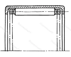 Модификация подшипника ск354220Е размер 35x42x20 от производителя  ГПЗ-3