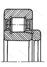 Подшипник  NJ 208+HJ 208 (62208) размер 40x80x23/18 от производителя  SKF
