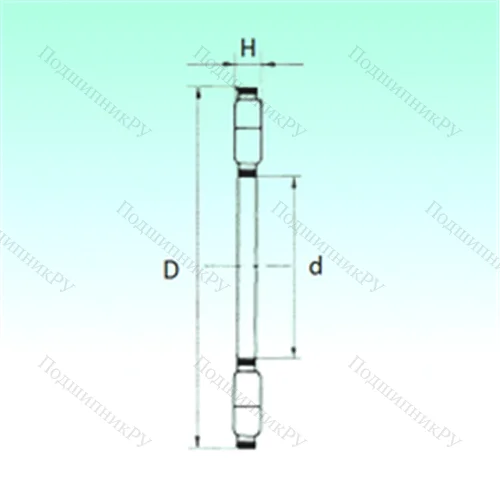 Подшипник роликовый упорный K 89317-M