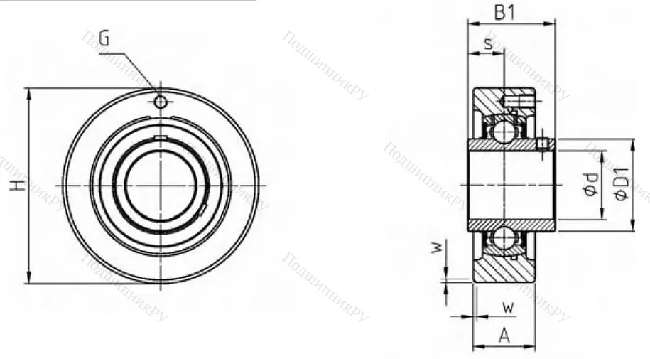 Подшипниковый узел UCC 212 в Твери