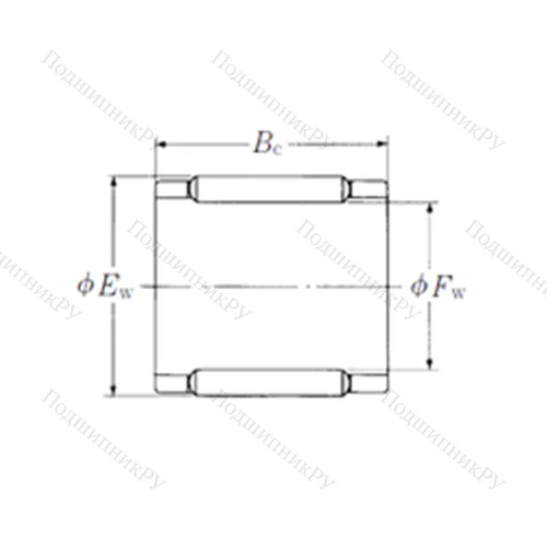 Подшипник игольчатый радиальный