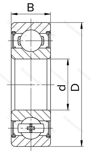 Миниатюрный шариковый подшипник 80023 T (623 ZZT) I0XJO8UCWV в Твери