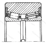 Модификация подшипника 537810АС17 размер 50x92x55