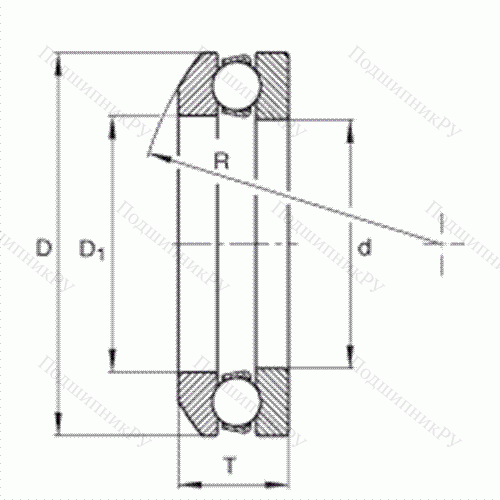 Подшипник шариковый упорный 4118 от производителя  INA Подшипник шариковый упорный 4118 от производителя  INA